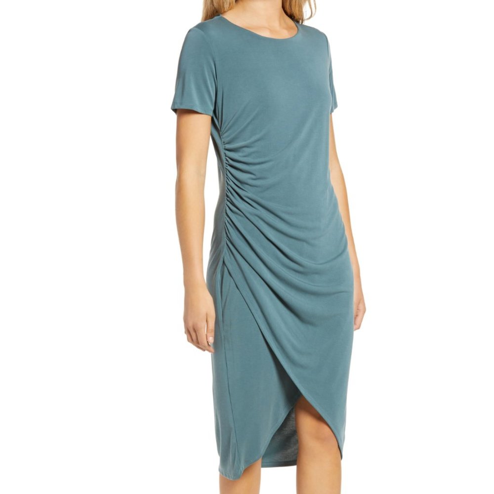Women's Chelsea28 Side Ruched Jersey Dress, Size X-Small price firm